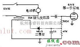 电动机调谐接收机的消声装置电路原理图  第1张