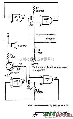 报警控制中的洪水警报电路  第1张