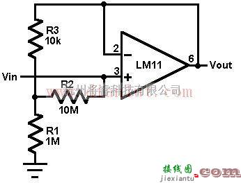 基于用LM11设计的电压跟随器电路的介绍  第1张