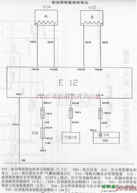 基础电路中的中华轿车安全气囊系统电路的设计  第1张