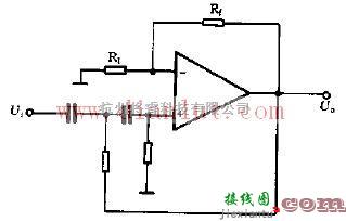 采用电阻元件制作二阶高通滤波器电路  第1张