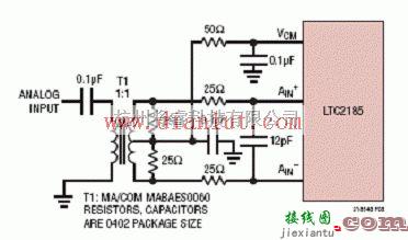 用LTC2185设计的双路16位125Msps模数转换电路  第2张