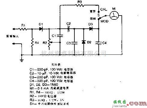 C波段调制监视器电子电路的介绍  第1张