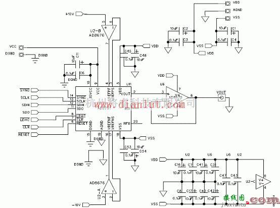 由AD5791构成的电压输出数模转换电路  第3张