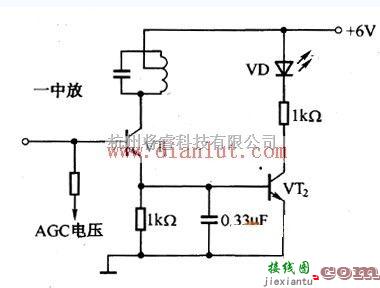 收音机的调谐指示电路  第1张