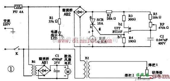 基础电路中的微型交流电焊机制作方法及工作原理介绍  第1张