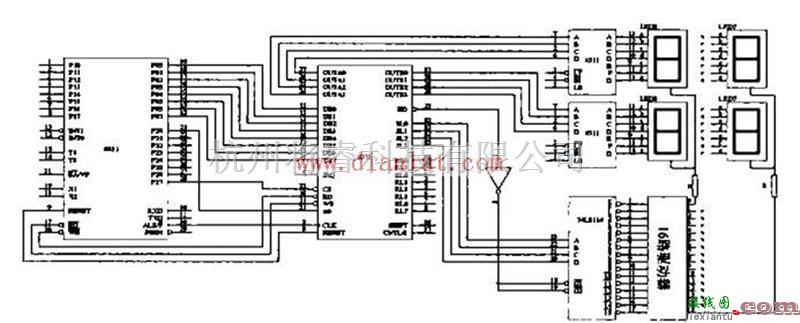 基础电路中的采用INTEL8279设计多数字数码管显示驱动电路  第1张