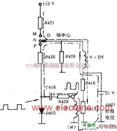 场中心位置调节电路的简单介绍  第1张