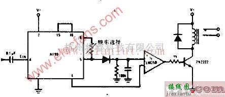 依据继电器输出的音频解调器电路图  第1张