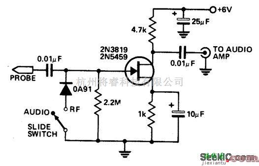 控制电路中的音频射频信号示踪探头
  第1张