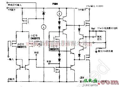 功率运算放大器电路原理图  第1张