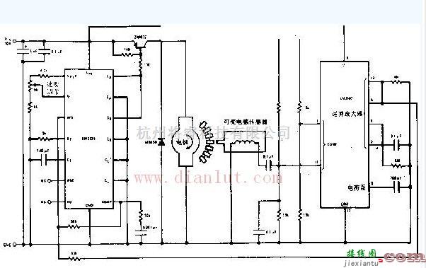 关于电机速度控制器电路图  第1张