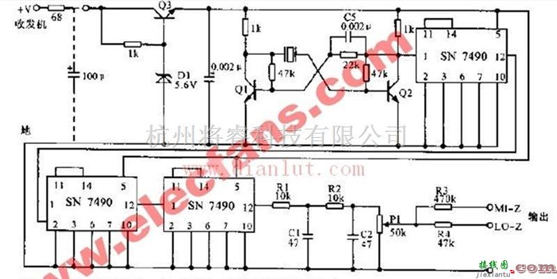 基于SN7490设计65~240Hz单音电路  第1张