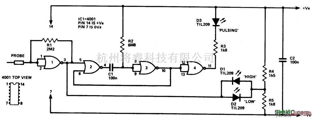 控制电路中的CMOS逻辑探针电路  第1张