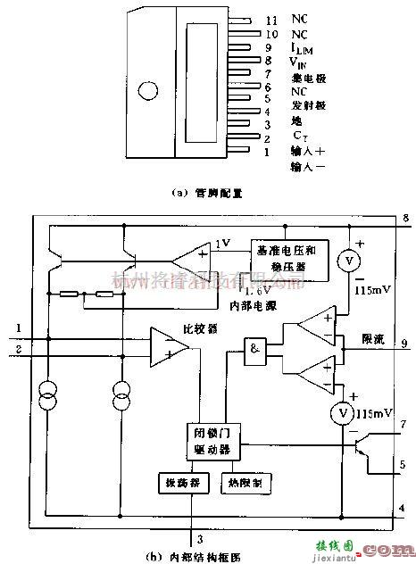 基础电路中的介绍LM2579芯片的管脚配置及其内部结构电路  第1张