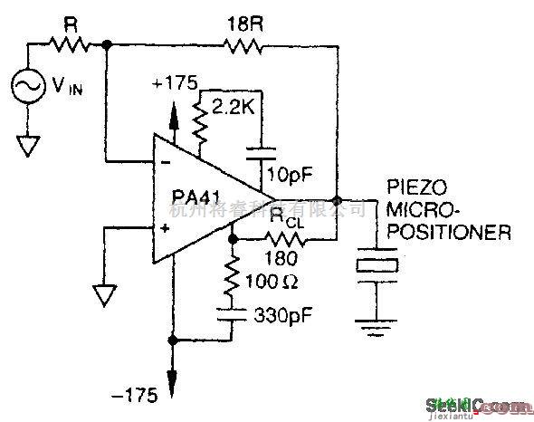 控制电路中的压电微定位器驱动电路  第1张