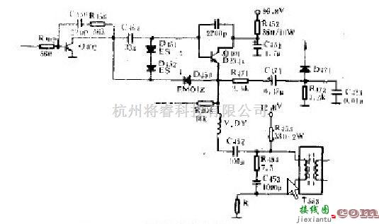 基础电路中的场输出电路原理图  第1张