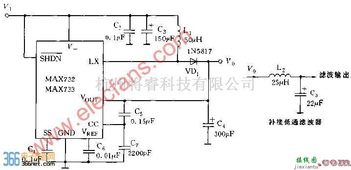 基础电路中的升压应用的标准电路图  第1张