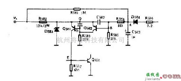 基础电路中的高压保护电路图  第1张