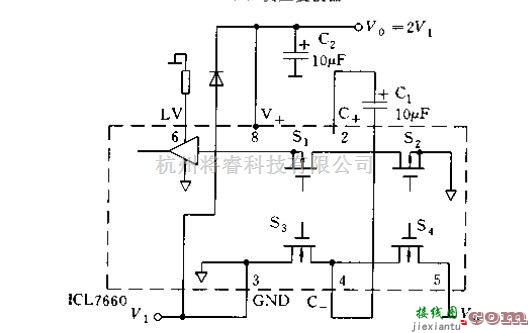 基础电路中的ICL7660应用实例电路设计  第2张
