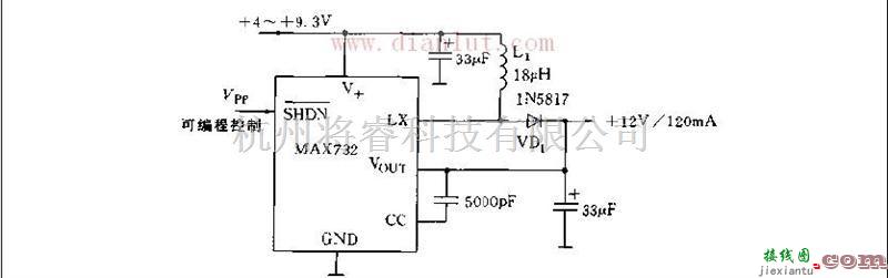 基础电路中的MAX732的电源快速存储器  第1张