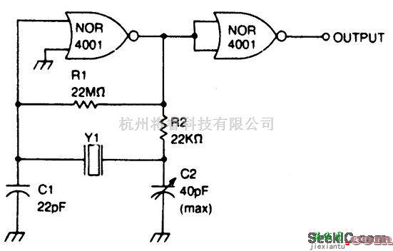 基础电路中的CMOS晶体振荡器电路  第1张