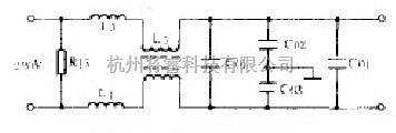 基础电路中的电磁兼容滤波电路示意图  第1张