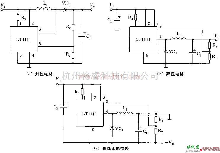 基础电路中的用于LT1111的典型电路图  第1张