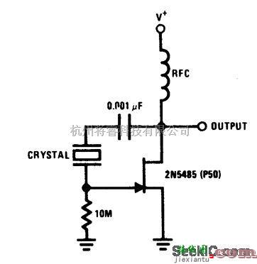 基础电路中的 结型场效应管穿透式晶体振荡器  第1张