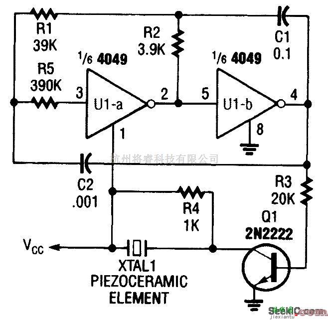 控制电路中的使用4049的CMOS压电式驱动电路  第1张