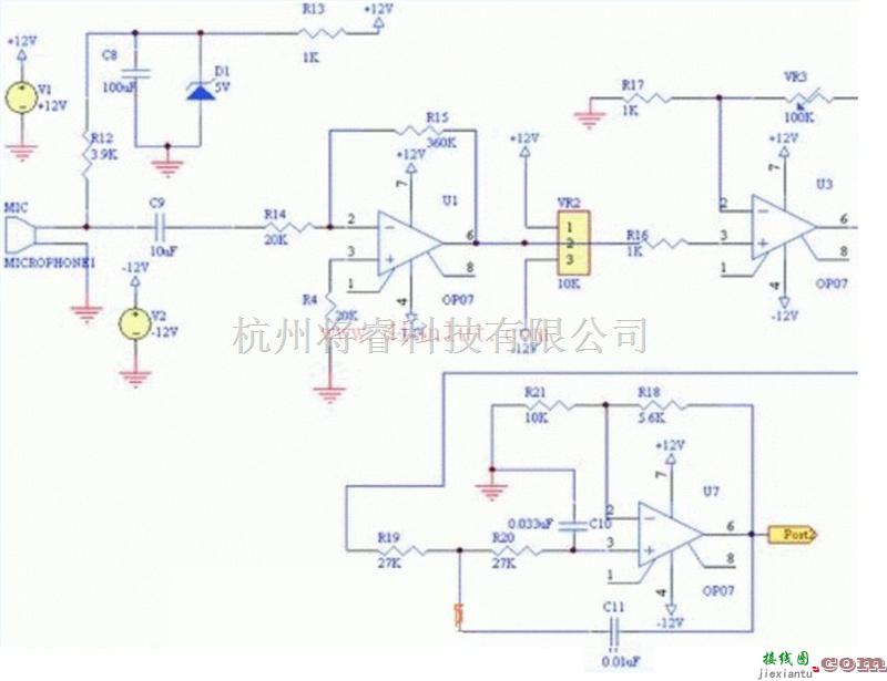 基础电路中的鼾声感测电路设计  第1张