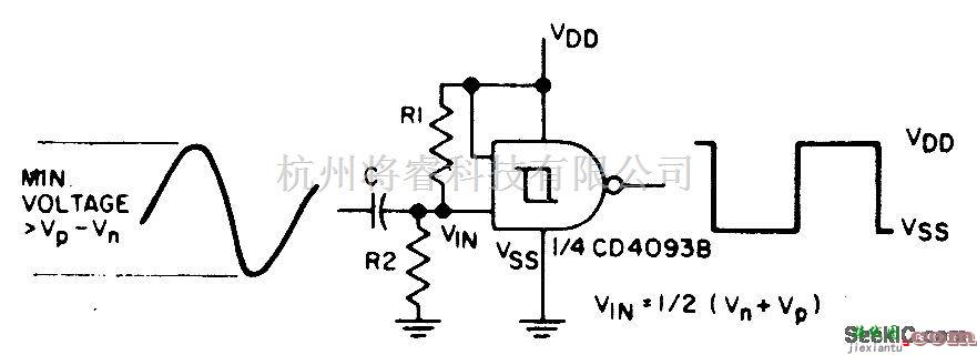 基础电路中的正弦波-方波转换器  第1张