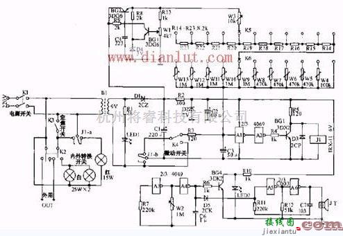 基础电路中的报秒定时印相的电路  第1张