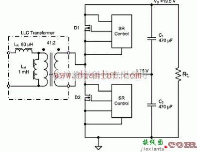 基础电路中的90W LLC串联谐振电源转换器工作原理  第6张