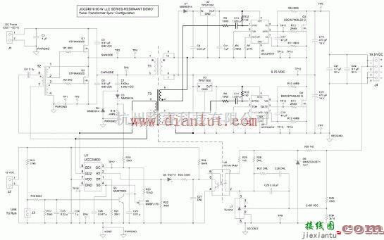 基础电路中的90W LLC串联谐振电源转换器工作原理  第8张