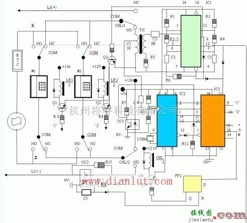 基础电路中的简易双音多频对讲机电路  第1张