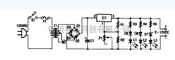 基础电路中的电流可变电源示意图  第1张