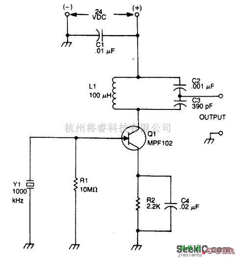 控制电路中的米勒振荡器（晶体控制）  第1张