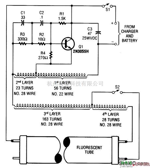 电源电路中的日光灯电源电路  第1张