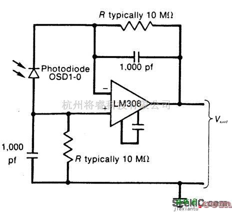 仪器仪表中的线性照度计电路  第1张