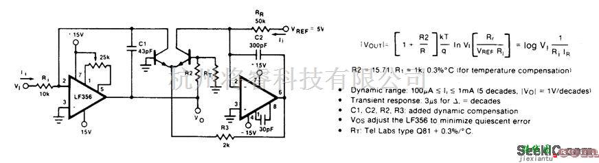 基础电路中的快速对数转换器  第1张