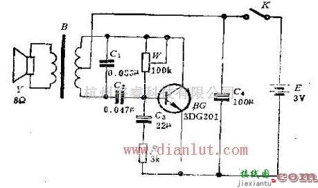 基础电路中的电子鸟鸣器  第1张