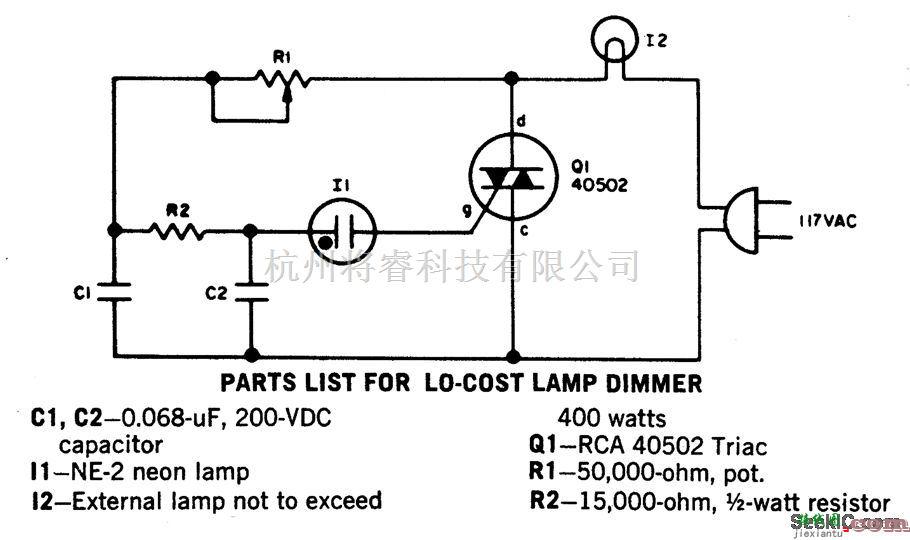 控制电路中的低成本的灯调光器电路  第1张