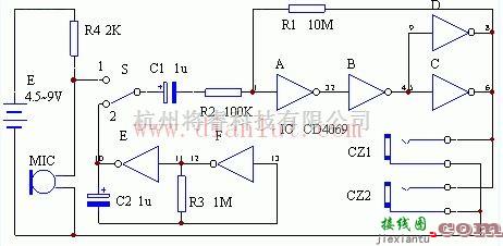 基础电路中的新型助听、催眠、记忆增强型多功能电路图  第1张