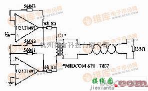 HDSL线驱动器电路图  第1张