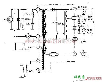 基础电路中的介绍日立产逆程变压器工作原理电路  第1张