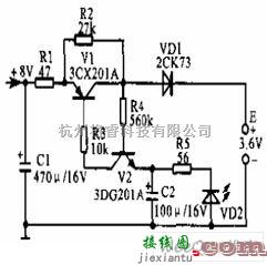 充电电路中的HW8502型无绳电话手机充电电路  第1张