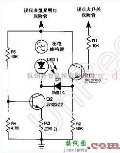 基础电路中的汽车前照灯报警器及工作原理  第1张