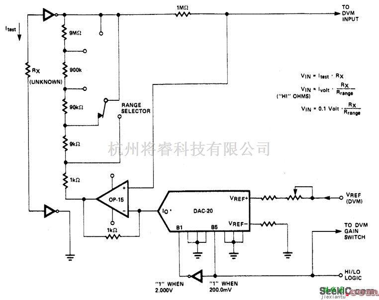 电源电路中的高低频电阻-电压转换器  第1张