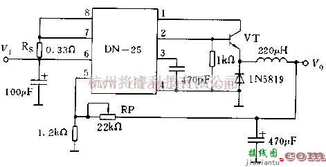 基础电路中的基于DN25芯片设计的扩流电路  第1张